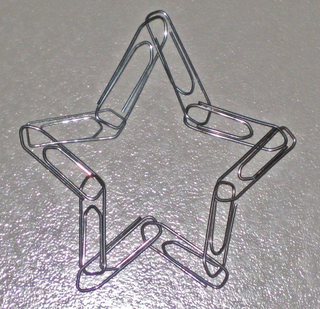 Image result for paper clip chain